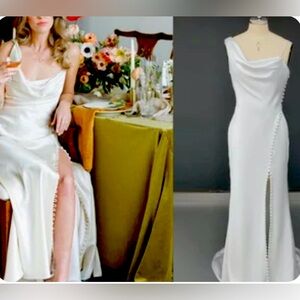 Watters Mirall DUPE Wedding Dress White